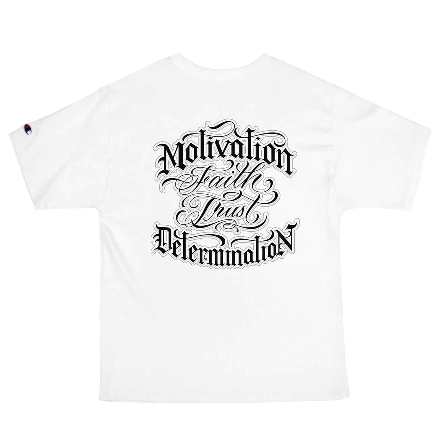 1 SCRIPT TEE WHITE