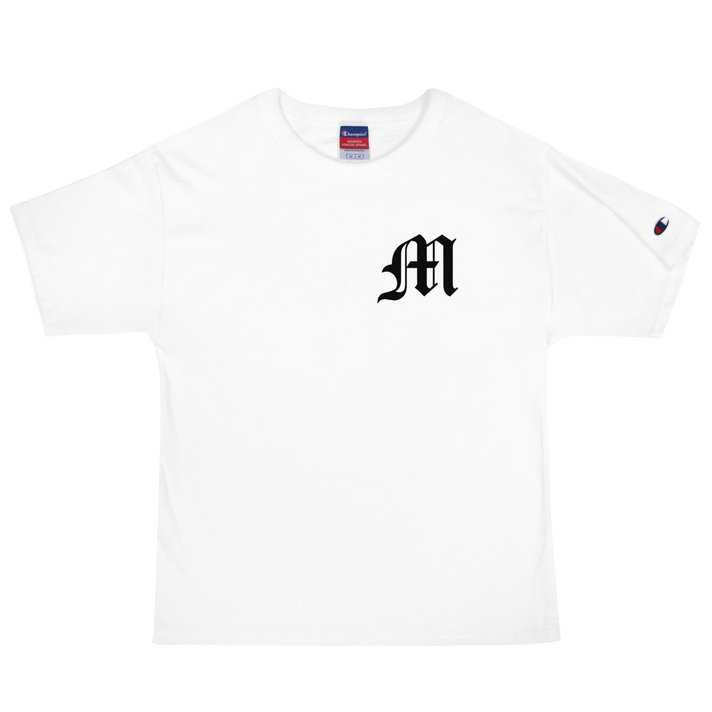 1 SCRIPT TEE WHITE